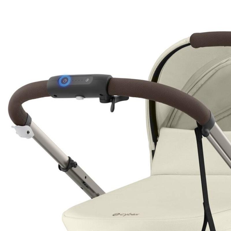 CYBEX Športový kočík E-GAZELLE, farba SEASHELL BEIGE (taupe rám)