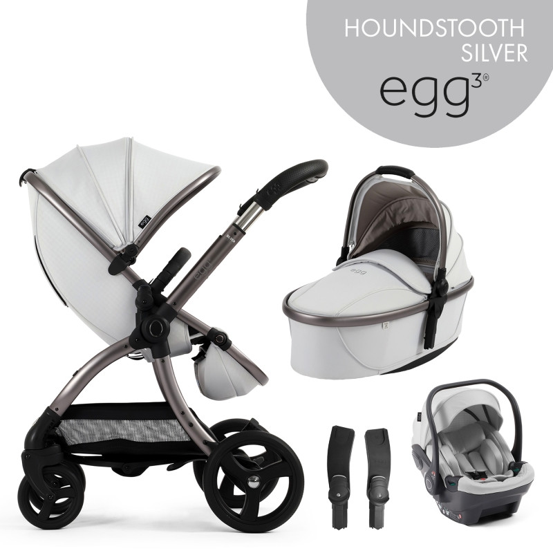 BabyStyle Egg3 set 4 v 1 - Houndstooth Silver 2025
