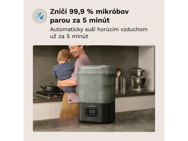 Baby Brezza SuperFast Sterilizer Dryer – matná čierna 3