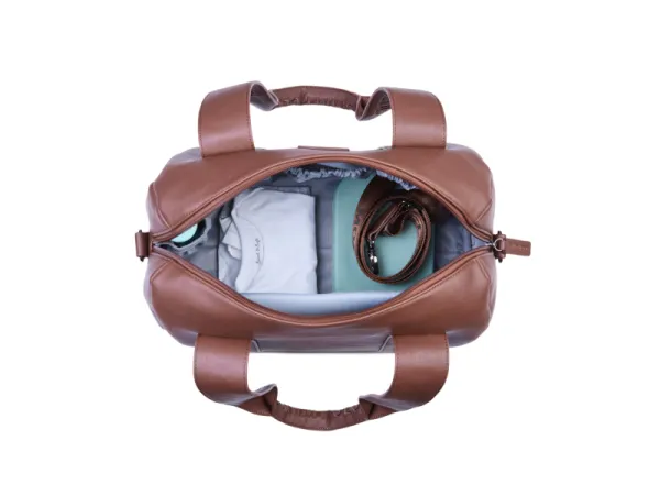 Prebaľovacia taška Mommy Club Signature Vegan Leather Dark Brown 8