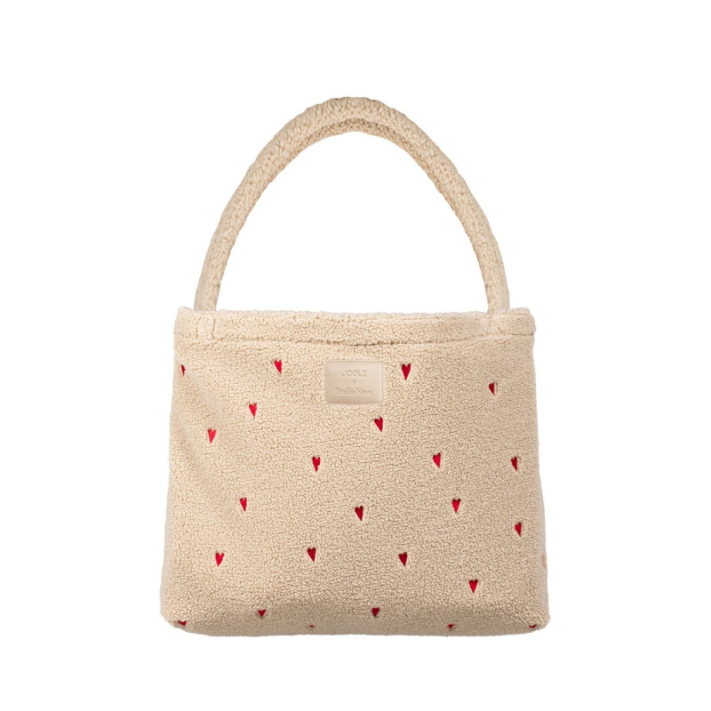 JOOLZ x Studio Noos Bundle set Day5 + strieška | Sandy taupe + Red hearts 9