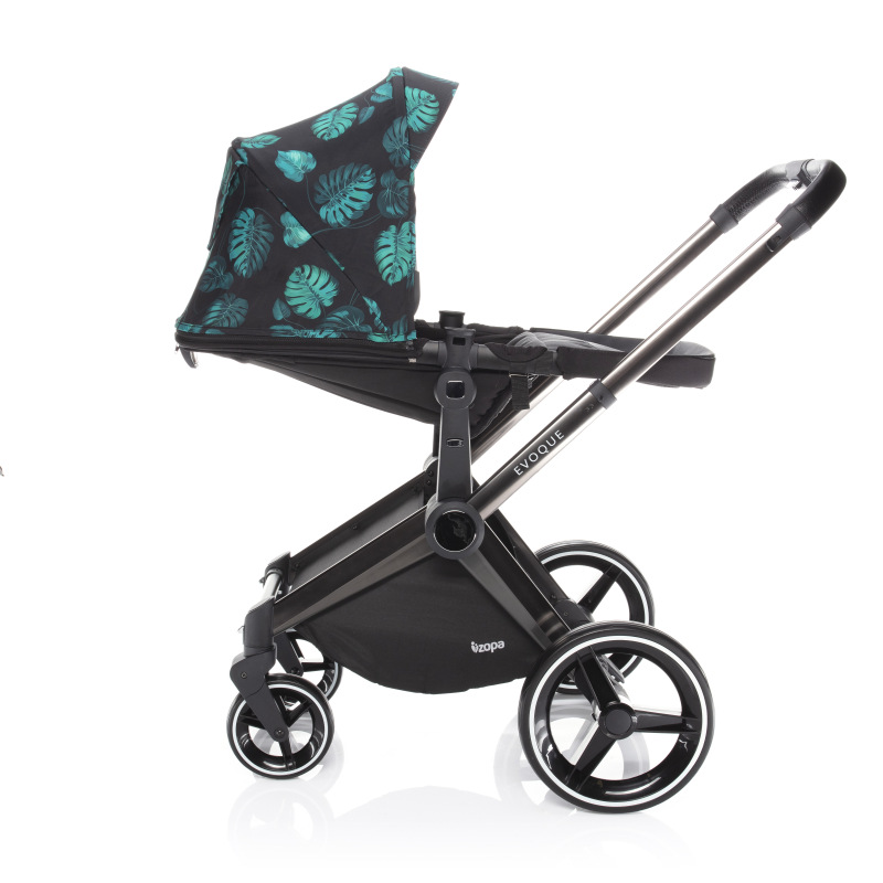 SET Podvozek Evoque + Farebný set ku kočárku Evoque, S/BL_Jungle 3