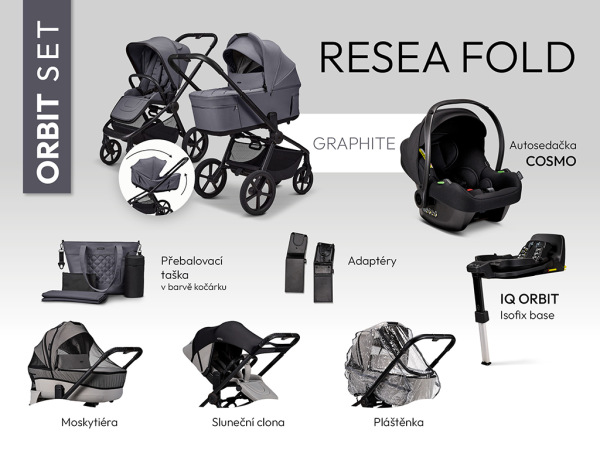 Moon ReSea FOLD ORBIT set - GRAPHITE