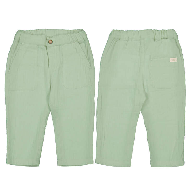 Mayoral nohavice bavlnené Matcha