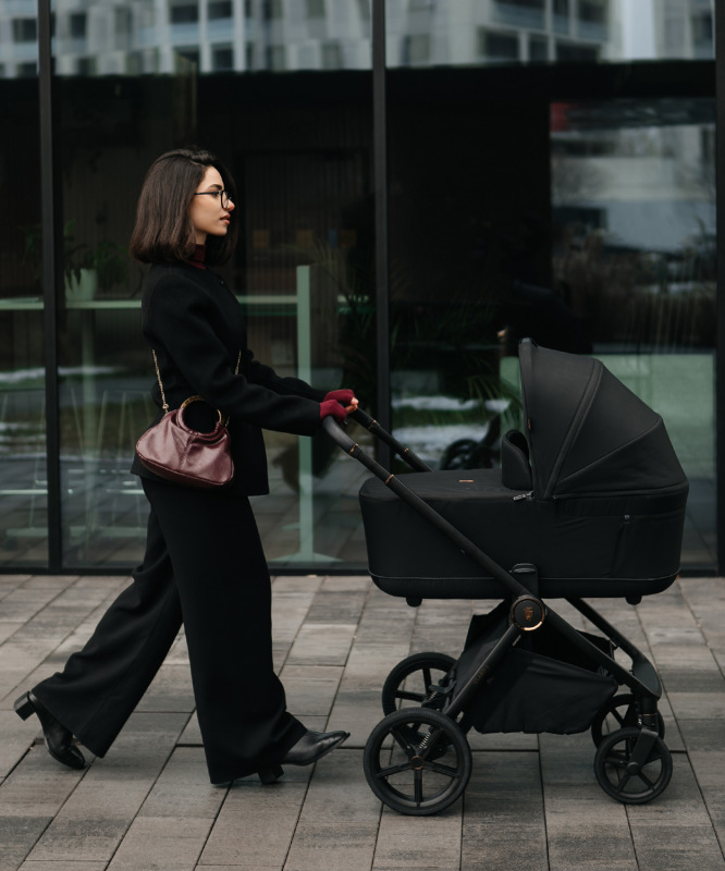 VENICCI Claro 2 - NOIR, Kombinovaný kočík 2v1 4