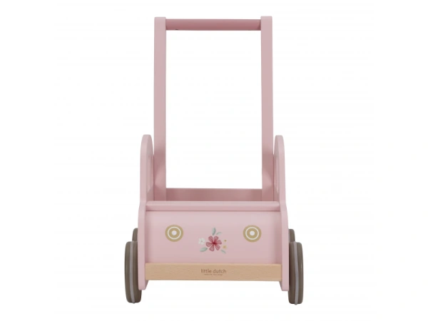 Auto vozík drevené Pink 4