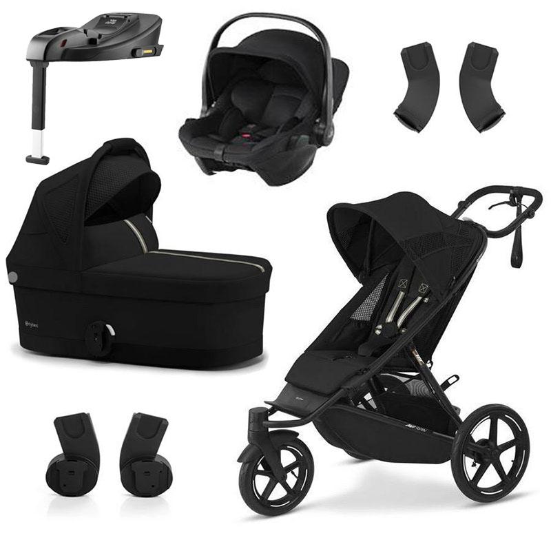 Cybex Avi Spin Moon Black + autosedačka s bázou ako Darček