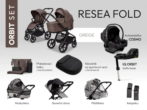 Moon ReSea FOLD ORBIT set - GREIGE