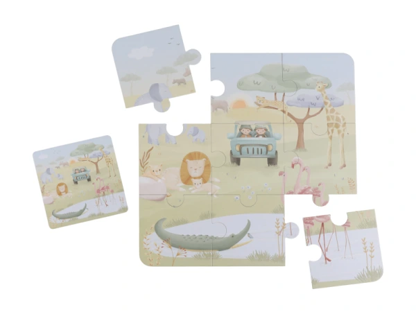 Puzzle 6v1 Safari Friends 1
