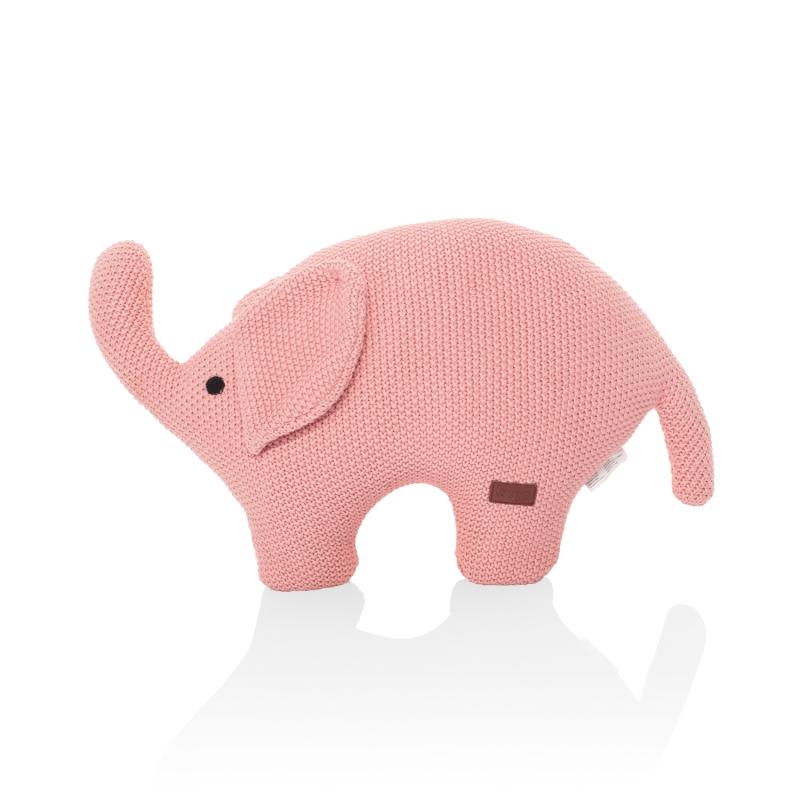 Pletená hračka Slon, Pink