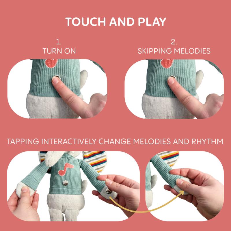 Plyšový interaktívny parťák, Rabbit 4