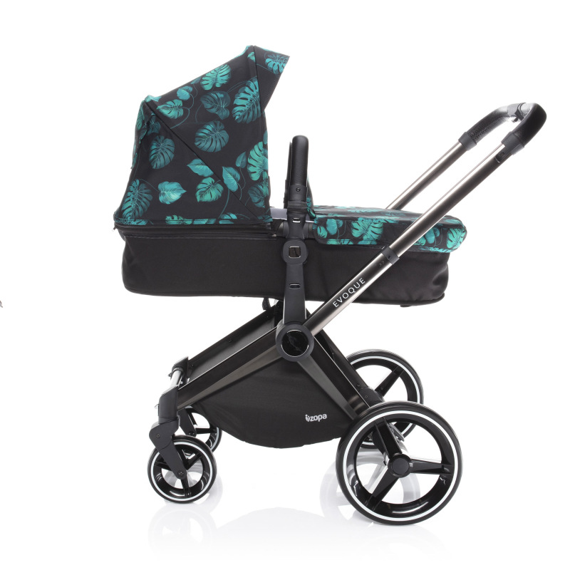 SET Podvozek Evoque + Farebný set ku kočárku Evoque, S/BL_Jungle 1