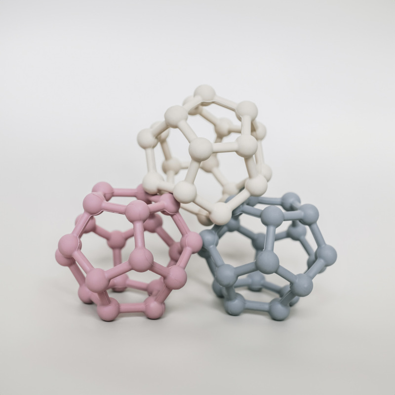 Silikónové hryzátko Atom, Mustard Yellow 5