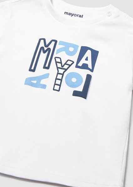 Mayoral klasické tričko White 2