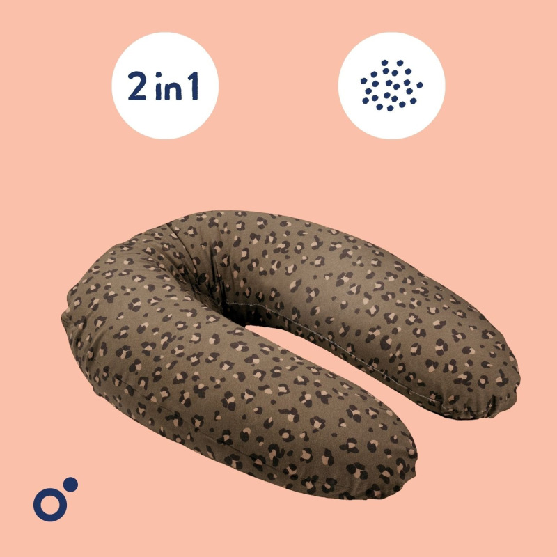 Buddy multifunkčný dojčiaci vankúš, LEOPARD BRONZE 2