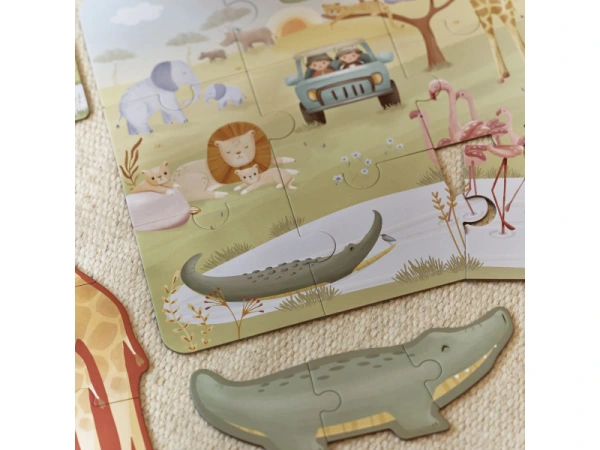 Puzzle 6v1 Safari Friends 13