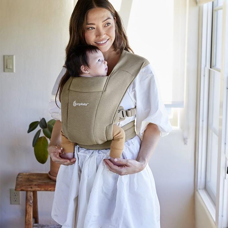 ERGOBABY | Nosič EMBRACE - SOFT KNIT - SOFT OLIVE