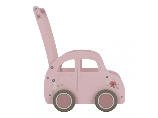 Auto vozík drevené Pink 1