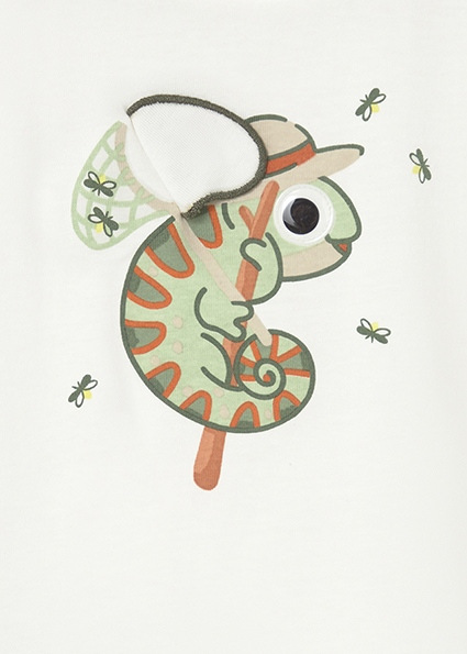 Mayoral chlapčenské tričko Cream 3