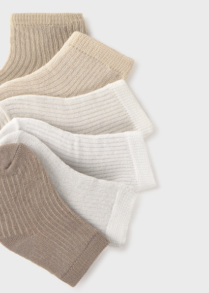 Mayoral set 6 ponožiek Neutrálny 2