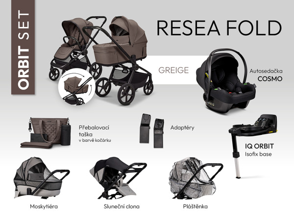 Moon ReSea FOLD ORBIT set - GREIGE