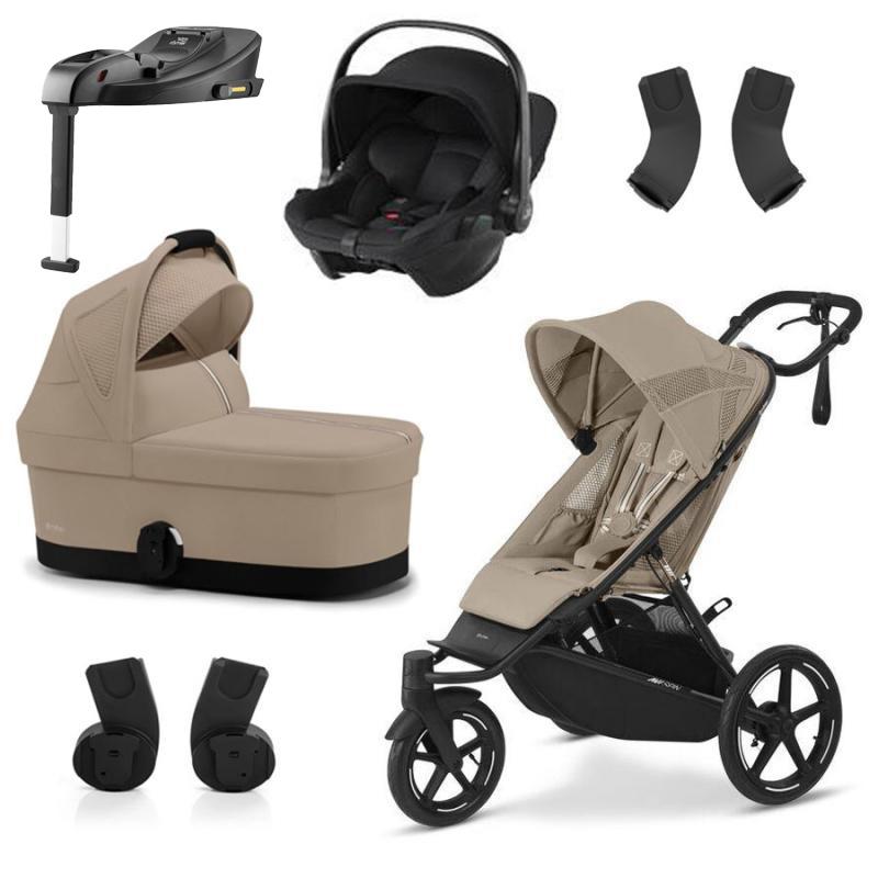 Cybex Avi Spin Almond Beige + autosedačka s bázou ako Darček