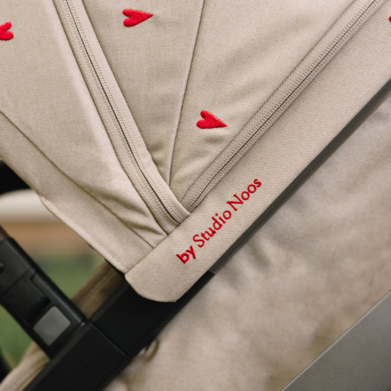 JOOLZ x Studio Noos Bundle set Day5 + strieška | Sandy taupe + Red hearts 12