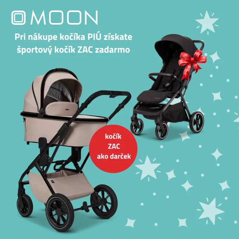 Moon PIU MAXI SET , farba ANTRA / BLACK MATT 1