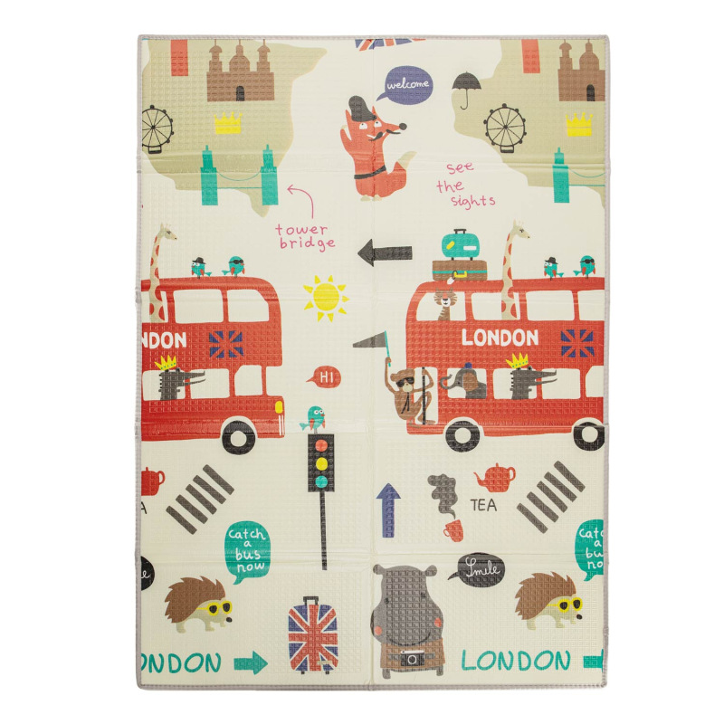 Multifunkční pěnová skládací podložka oboustranná 180x120, Savana 3