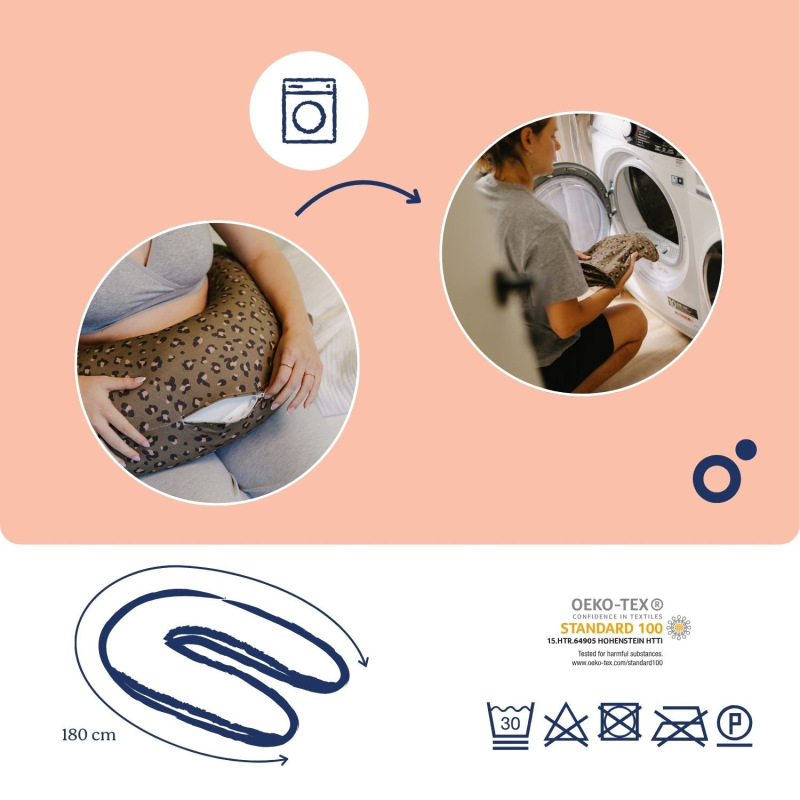 Buddy multifunkčný dojčiaci vankúš, LEOPARD BRONZE 4