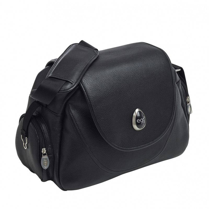 BabyStyle EGG prebaľovacia taška Black Leather 1