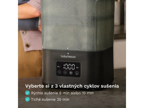 Baby Brezza SuperFast Sterilizer Dryer – matná čierna 10