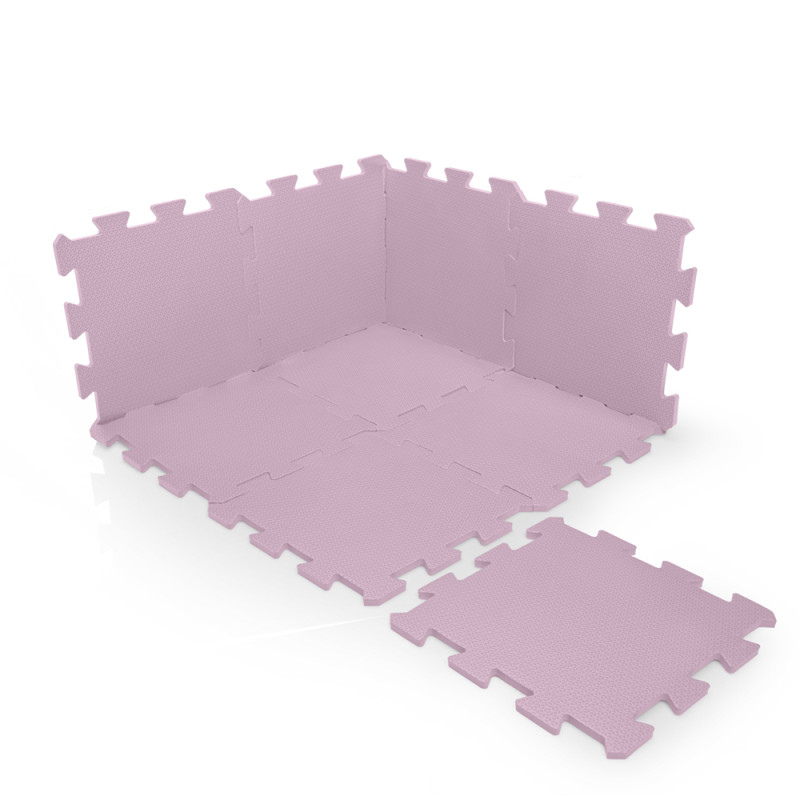 Penová podložka Puzzle 30x30 cm 9ks, Sugar Pink 10
