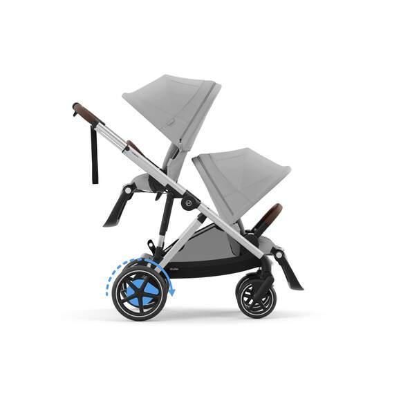 CYBEX Športový kočík E-GAZELLE, farba STONE GREY (silver rám)