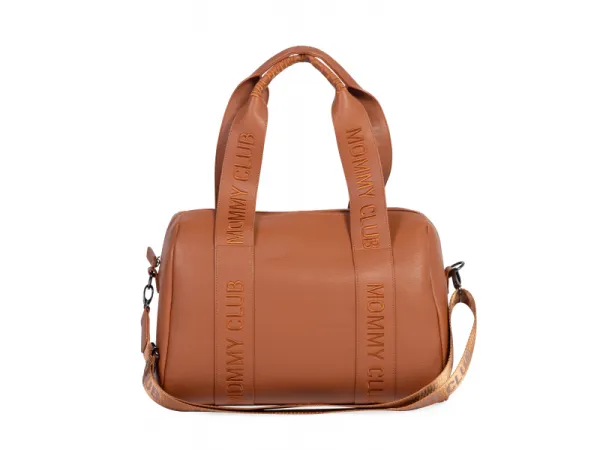 Prebaľovacia taška Mommy Club Signature Vegan Leather Brown