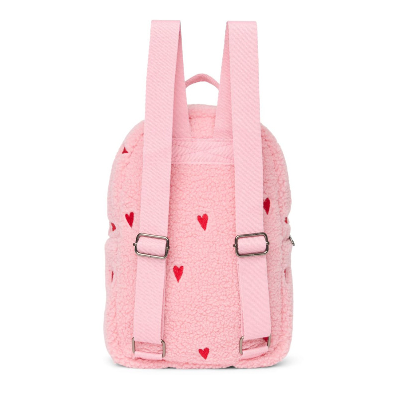 STUDIO NOOS - Teddy Mini BACKPACK - batôžtek | Light Pink Hearts 3