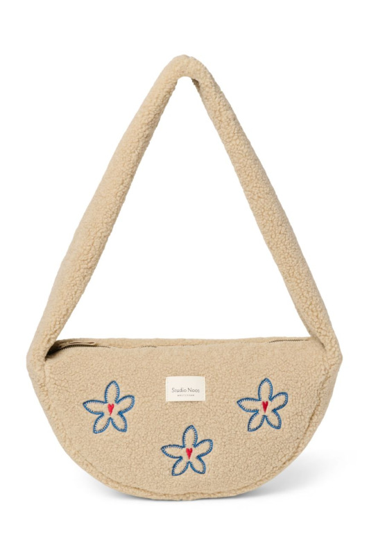 STUDIO NOOS - Teddy Mini Cross Body Kabelka | Ecru Flower Heart