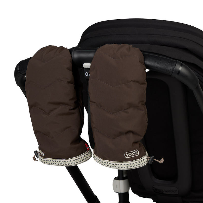 Voksi Stroller Mitten Limited chocolate snow 1