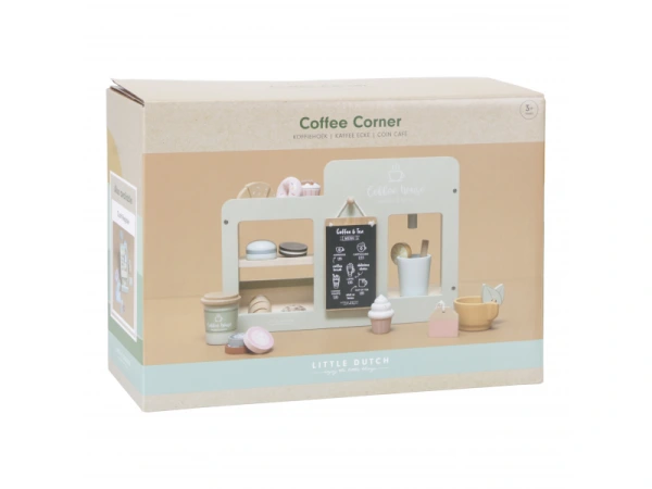 Kávovar drevený veľký s príslušenstvom 3