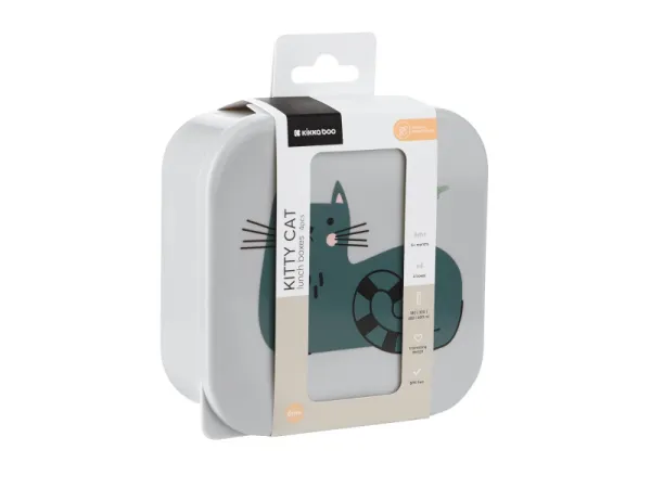 Súprava boxov na desiatu 4 ks Kitty Cat Grey 6