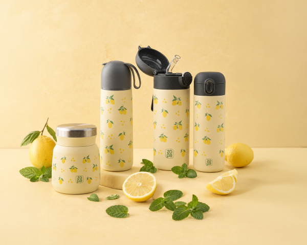 Termoska na tekutiny s brčkem a silikonovým držákem 350 ml, Wild Gepard 6