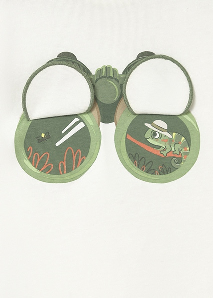 Mayoral chlapčenské tričko Cream 1