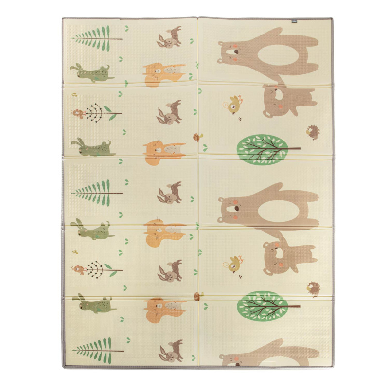 Multifunkční pěnová skládací podložka oboustranná 200x150, Forest 2