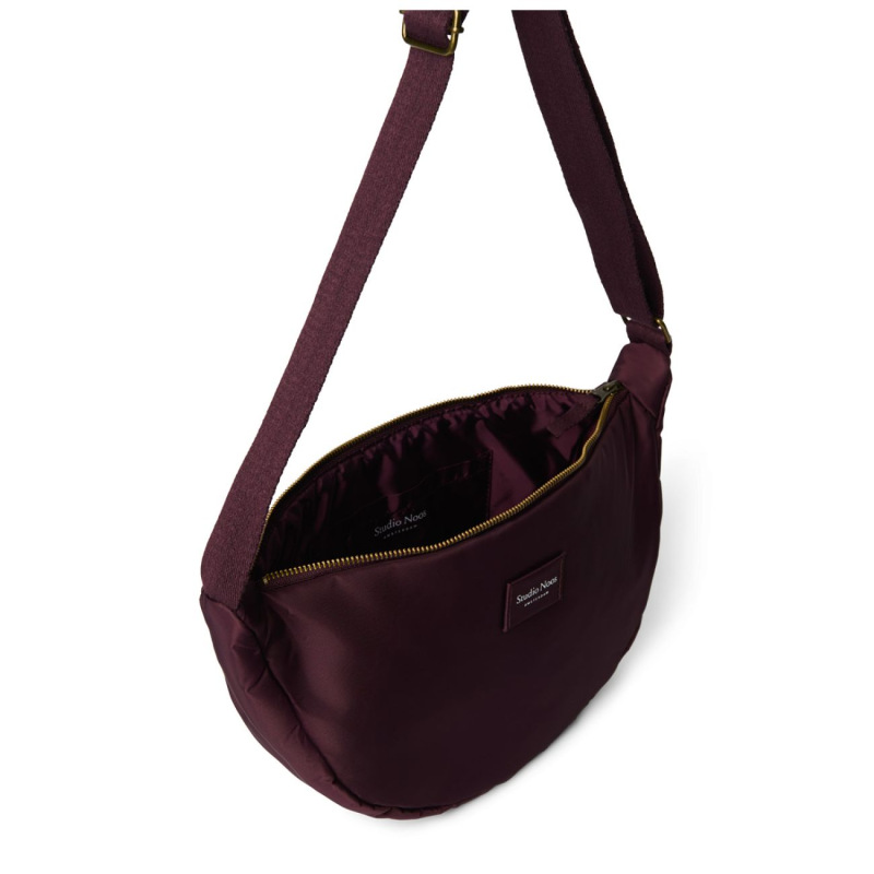 STUDIO NOOS - Technical Puffy FANNY PACK - kabelka | Burgundy 5