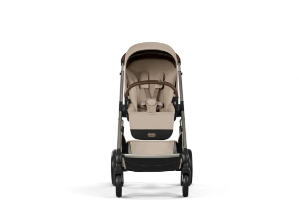Cybex Balios S Lux 2026 s hlbokou skladacou vaničkou Almond Beige 18