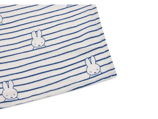 Plienky zavinovacie 2ks 115x115 cm Miffy Stripe Navy