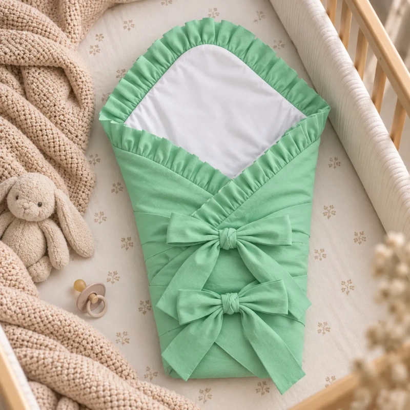 Zavinovačka pre bábätká Bavlna Classic - SAGE GREEN