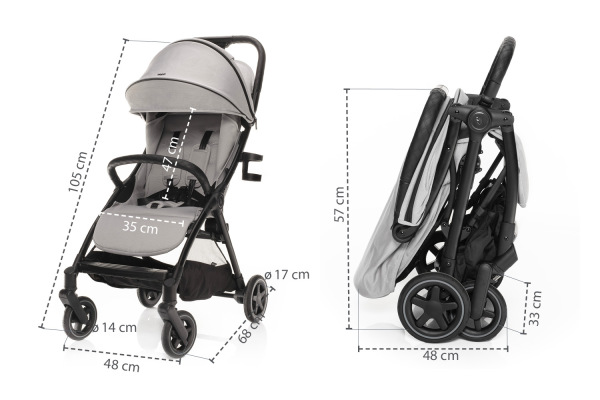 Kočík Quiq 2, Metal Grey 4