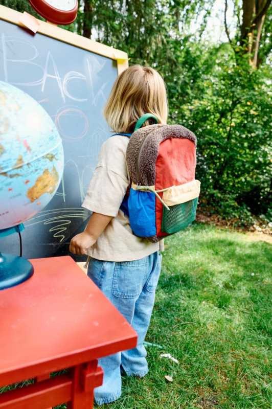STUDIO NOOS - Patchwork Midi BACKPACK - batůžek | Fiery red 4