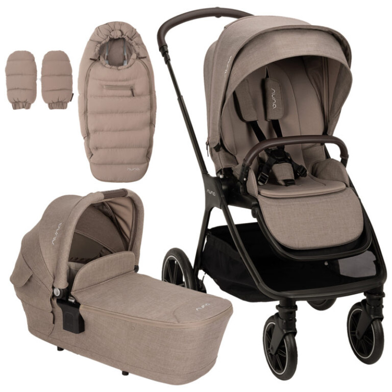 Kombinovaný kočík Nuna TRIV™ lx + LYTL™ + Winter set cedar
